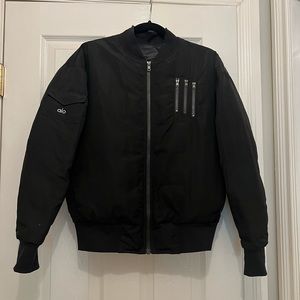 ALO black puffer size small worn once